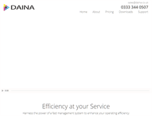Tablet Screenshot of daina.co.uk
